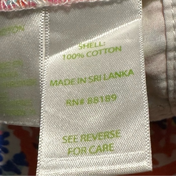 Lilly Pulitzer Callahan Shorts - Bright Coral Reef - Picture 6 of 6